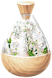 A full jar of white spider lily petals from Pikmin Bloom.