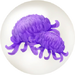 Blue chrysanthemum nectar from Pikmin Bloom.
