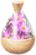 A full jar of red cosmos petals from Pikmin Bloom.