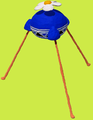 Clay model of the Blue Onion.