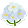 Lifelog artwork of a white canola flower from Pikmin Bloom.