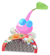 Lifelog artwork of a Winged Hair Salon Decor Pikmin withScissors (Rare) decor from Pikmin Bloom.