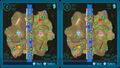 The radar in Bingo Battle in Pikmin 3 Deluxe.