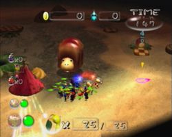 The Snack Pit in Pikmin 2's Challenge Mode.
