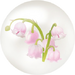 Red lily of the valley/convallaria nectar from Pikmin Bloom.